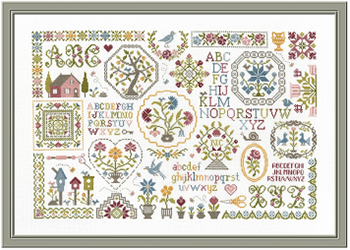 Jardin Prive' - Sampler Aux Medaillons