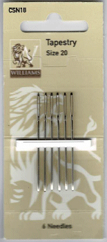 Size  20 Cross stitch/Tapestry  :  6 Pieces by Williams