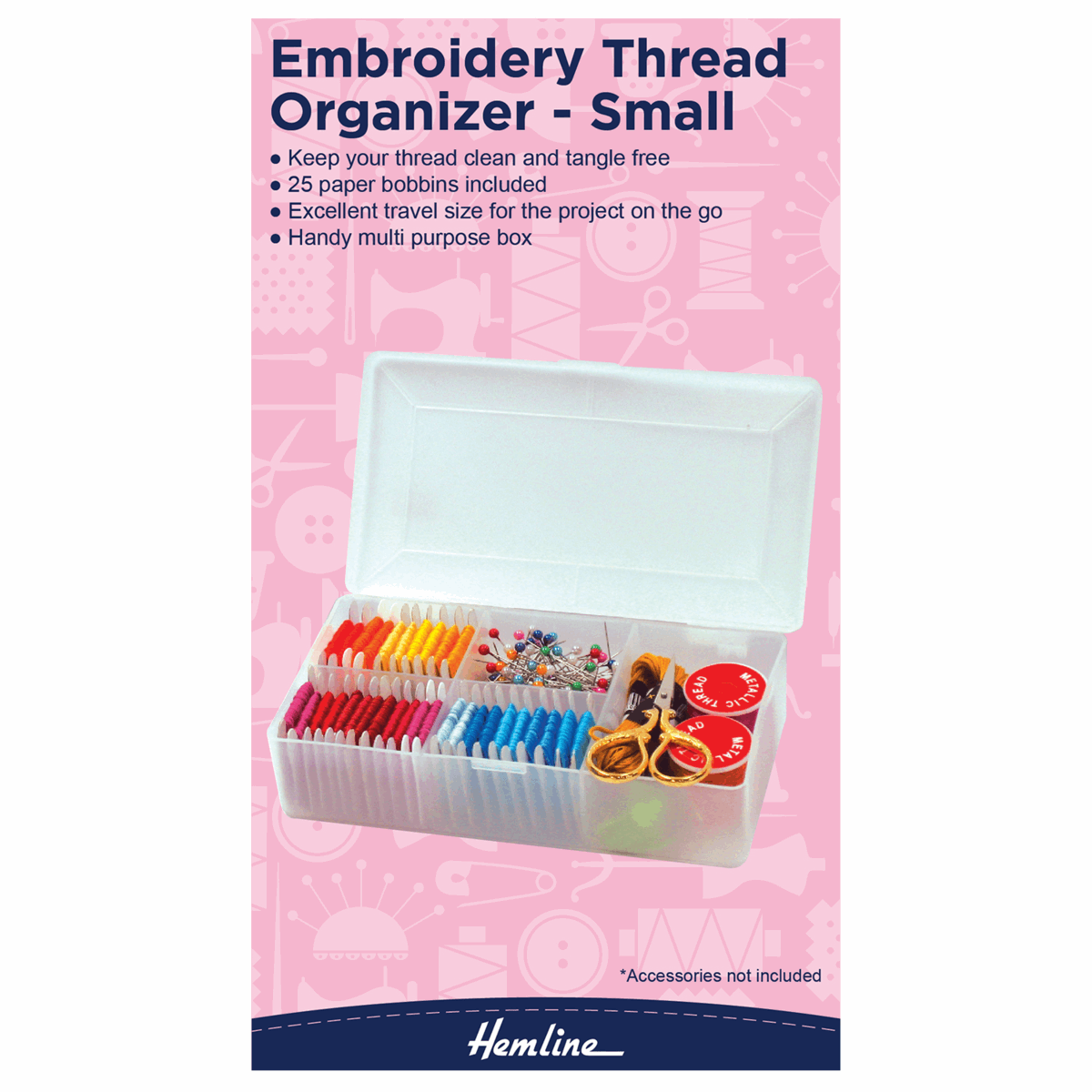 Embroidery Thread Organiser - Small by Hemline 