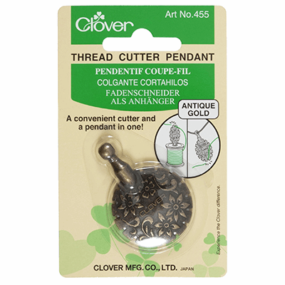 Thread Cutter : Pendant: Antique Gold  by Clover