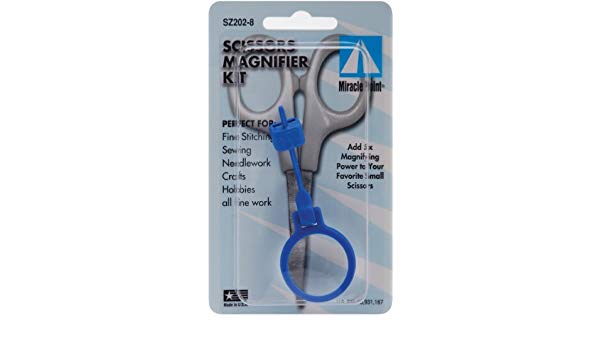 Miracle Point Scissor Magnifier-  Black Plastic by Miracle Point