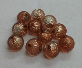 Brown /Foil  - Round 25mm Approximately