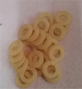 Yellow  Rings : Approximately 20mm    