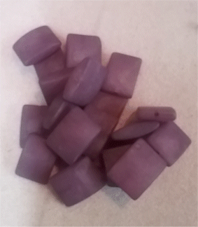 Purple Rectangles : Approximately 25mm x 18mm  