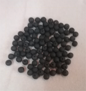 Black Round : Approximately 8mm