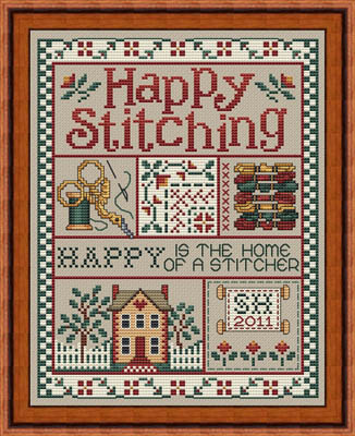 L440 : Happy Stitching by Sue Hillis Designs