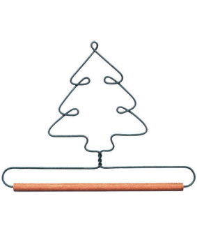  Wired Tree :  Grey : 4" : Bellpulls Style by Ackfeld