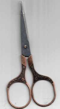 Floral  Copper Embroidery Sewing Scissors  by Sew Cool 1 in stock