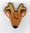 nh1108L  Reindeer by Just Another Button Company