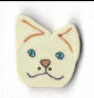 1167.L Large Jacque's Cat  by Just Another Button Company 