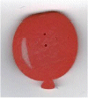 4517L Large Red Balloon   by Just Another Button Company