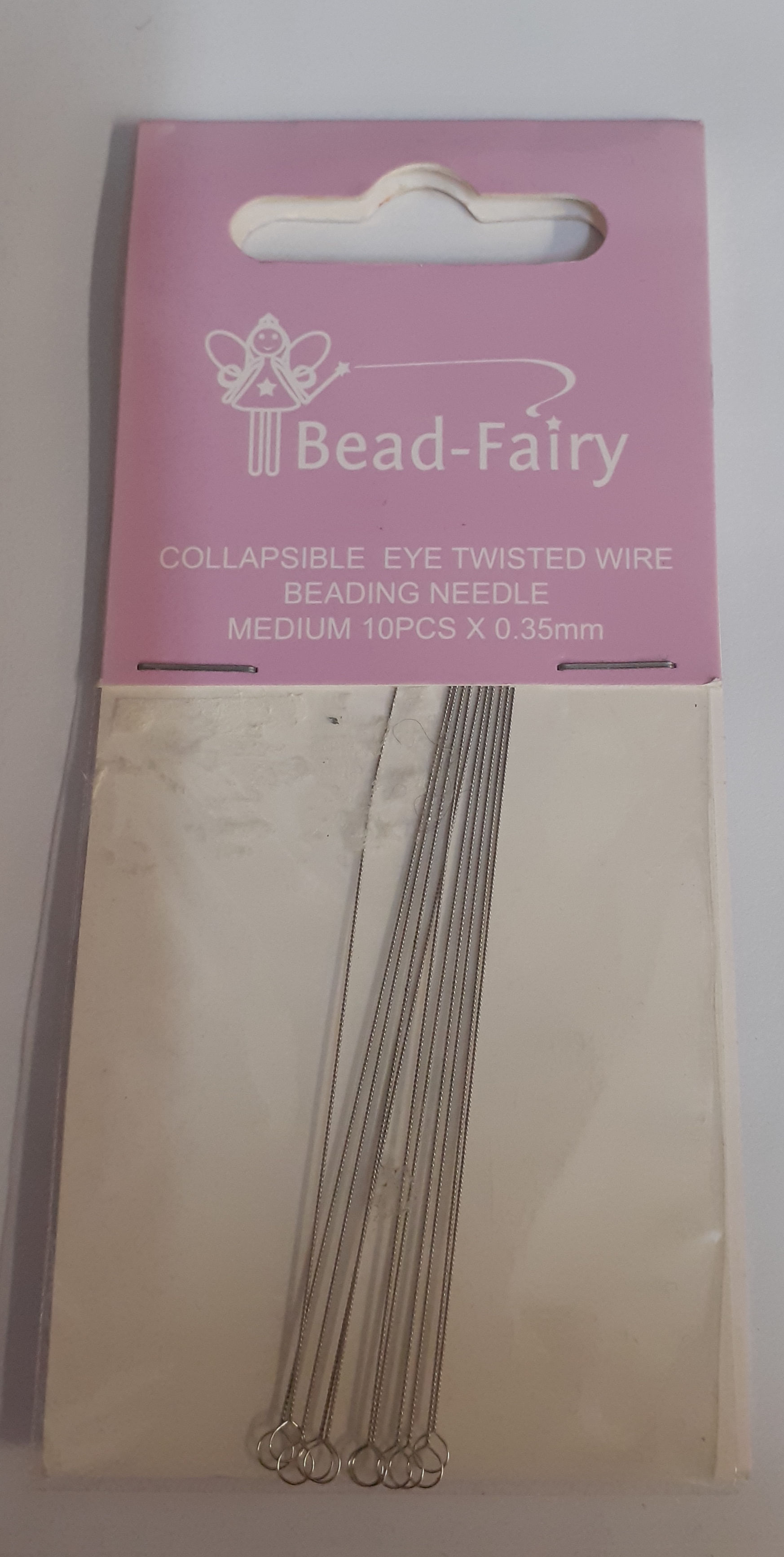 Size Medium : Beading Collapsible Eye Twisted Wire :10 Pieces  by Bead Fairy