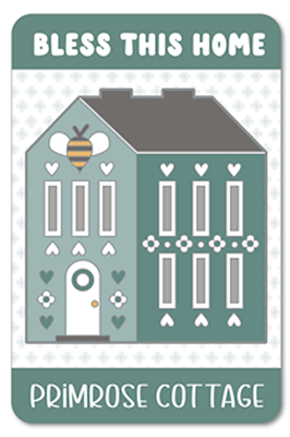 Primrose Cottage Stitches Needle minder - Bless This Home Needle Minder