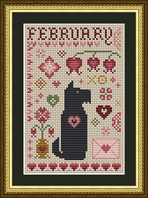 Scottie February Dog by Happiness Is Heartmade - RRP £8.00