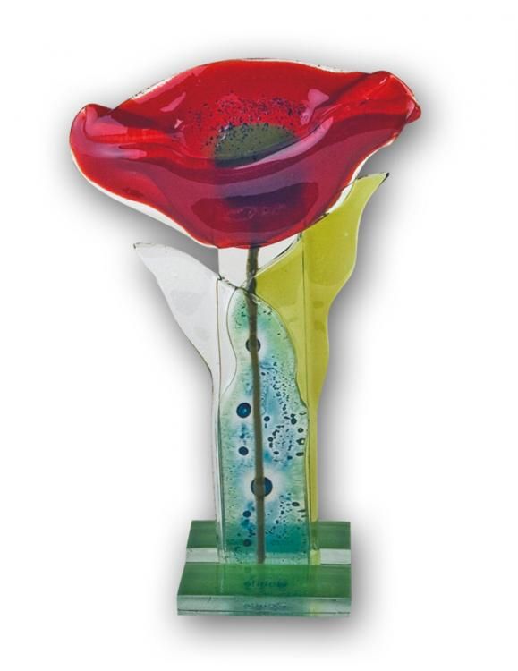 Fused Flower : Red : 247 by Nobile'