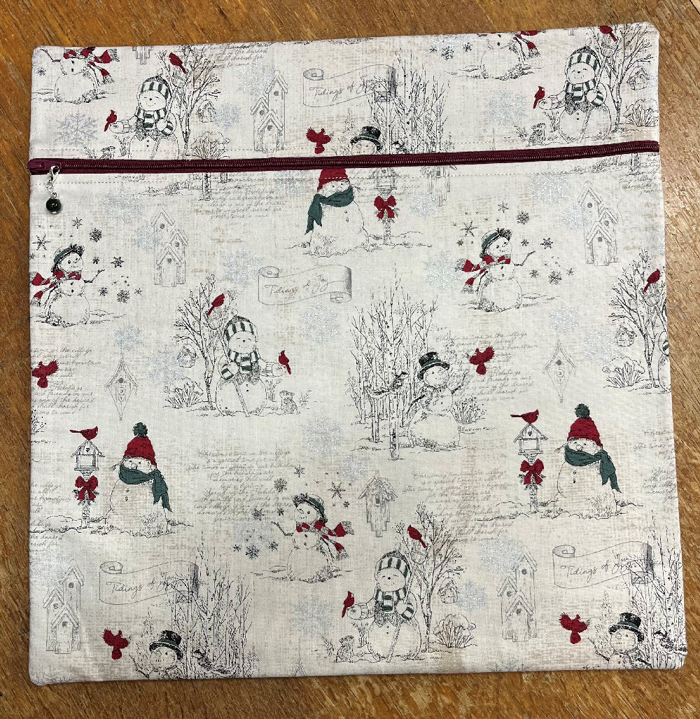 Tidings of Joy Snowman Project Bags by Banksy's Bags only 1 in stock 