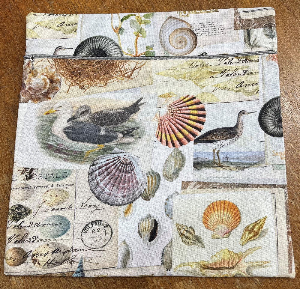 Sea birds and Seashells Project Bags by Banksy's Bags only 1 in stock 