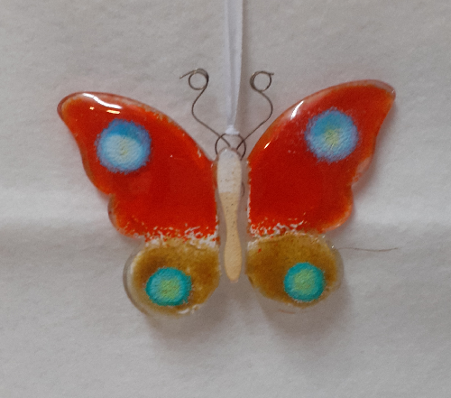 Butterfly : Red/Orange : Hanging : 1705 by Nobile'   