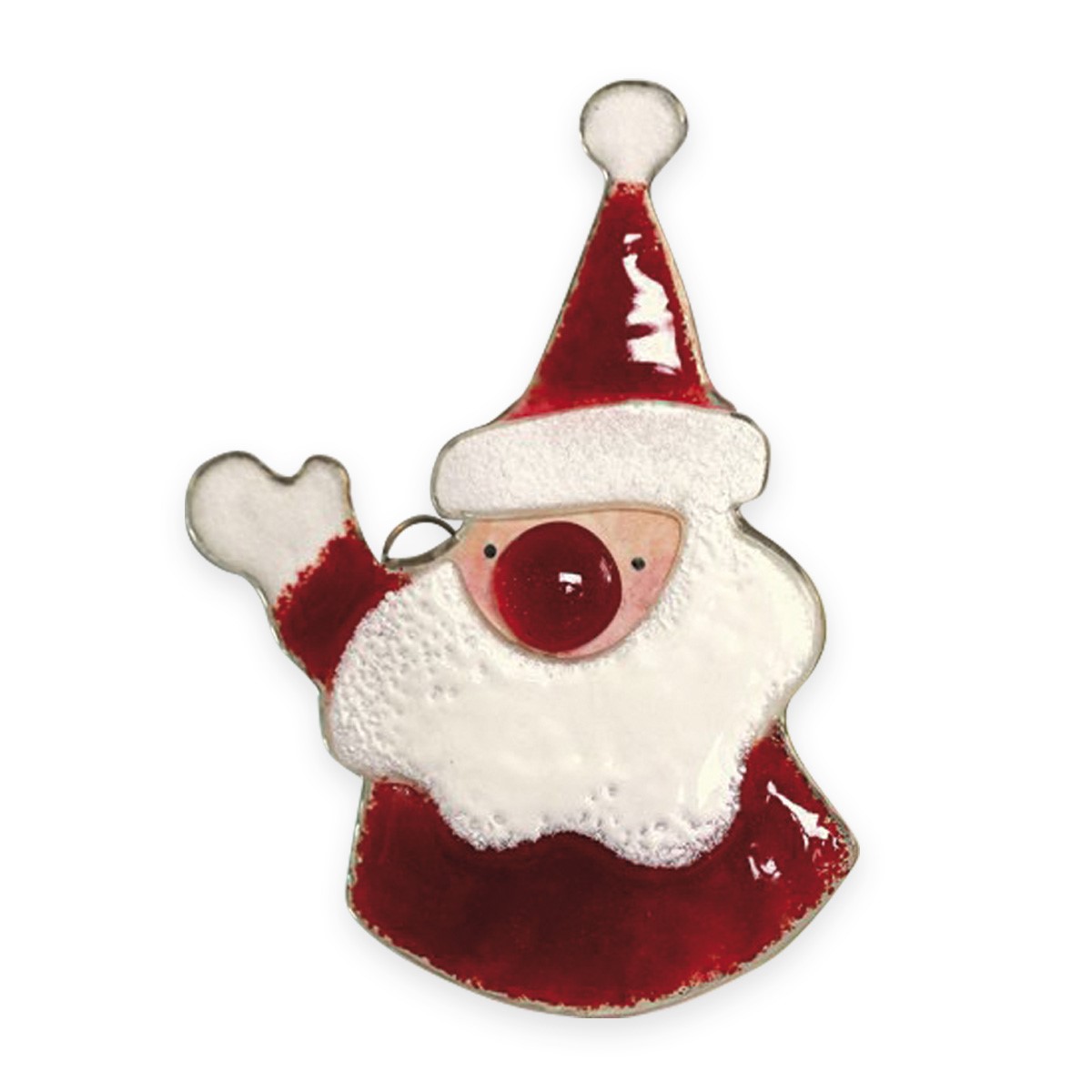 Santa : Red: Tree ornament  : 1652-17 by Nobile'   