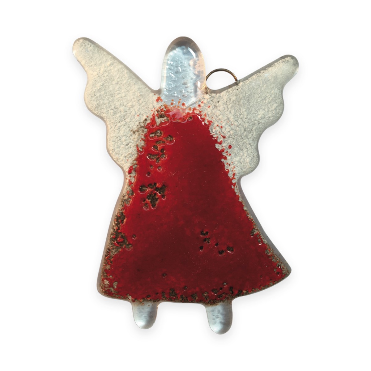 Angel : Red : Tree ornament  : 1645-17 by Nobile' 