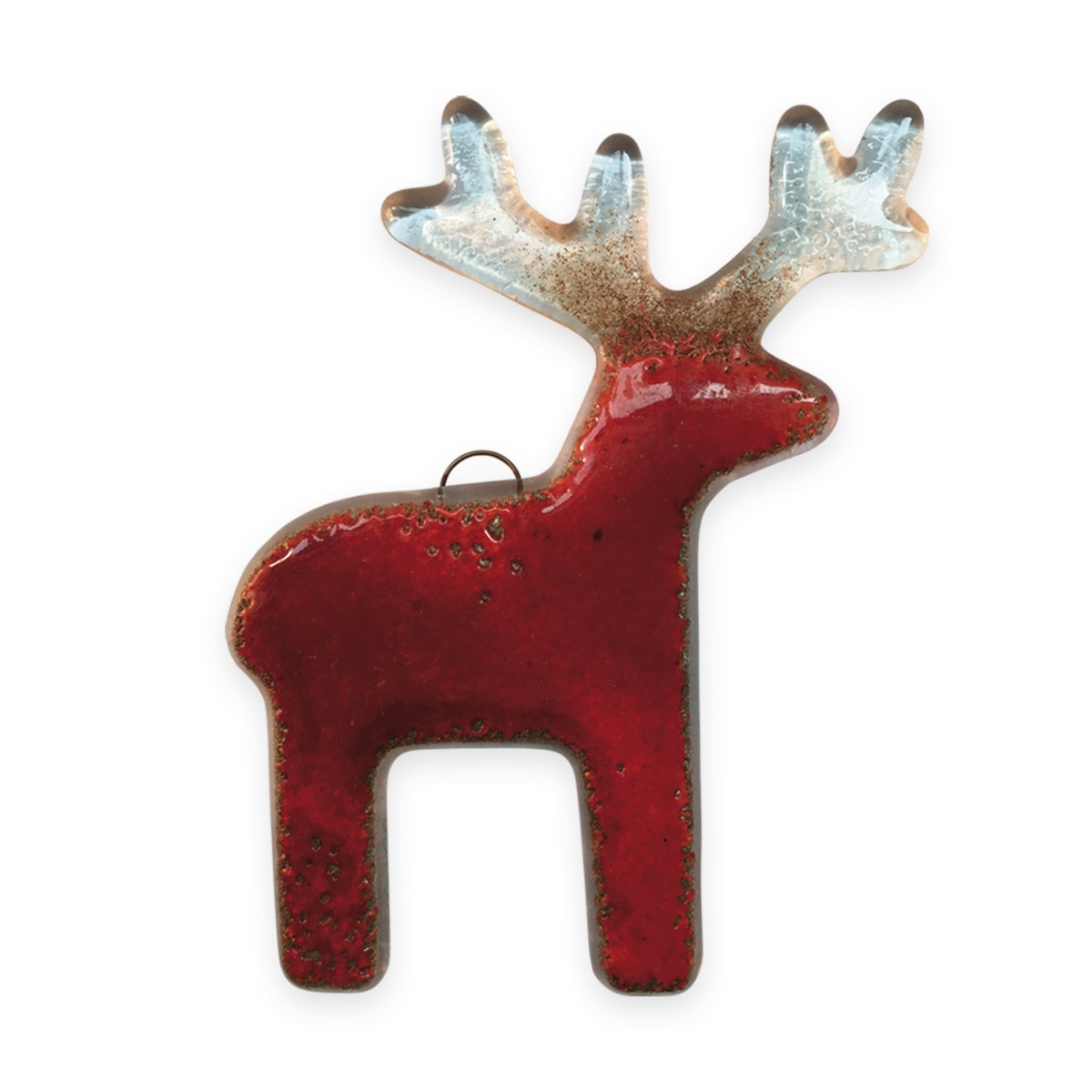 Reindeer : Red : Tree ornament  : 1650-17 by Nobile'  