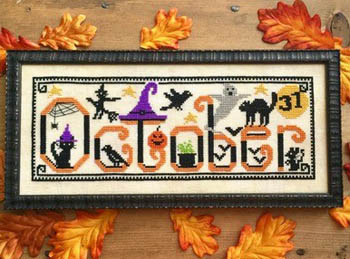 Luminous Fiber Art - Spooky October