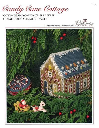  135 Candy Cane Cottage : Part 4 - by Victoria Samplers   