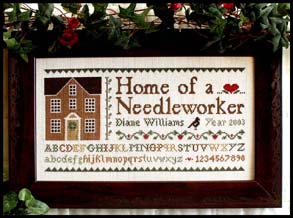 Home of a Needleworker by Little House Needleworks  