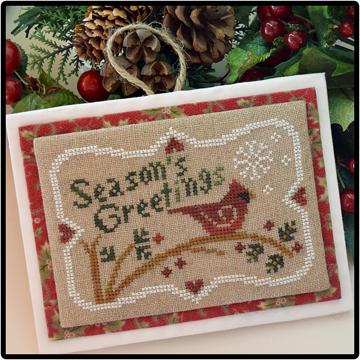 Season's Greetings  - All Dolled Up 2010  - Little House Needleworks