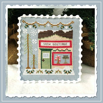 No 7  Snow Boutique : Snow Village :  by Country Cottage Needleworks