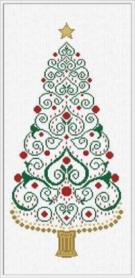 Christmas Tree 53 by Alessandra Adelaide Needlework  
