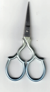 Milanese Scissors : Gradient Blue by Sew Cool