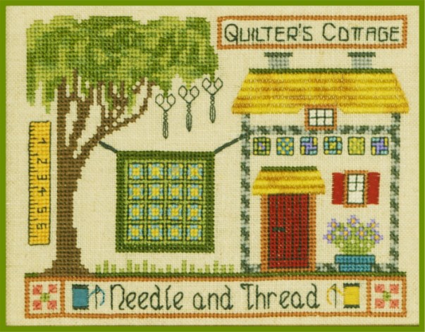 Quilter's Cottage by Elizabeth's Needlework Designs 