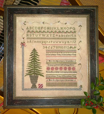 O Christmas Tree by Samplers Not Forgotten
