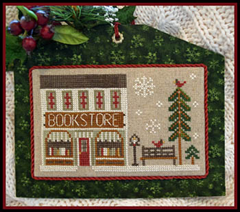 The Bookstore - Hometown Holiday  by Little House Needleworks  