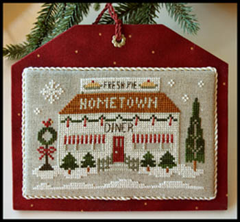 The Diner  - Hometown Holiday by Little House Needleworks 
