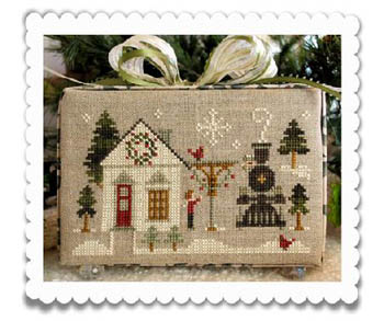 Main street Station - Hometown Holiday  by Little House Needleworks  