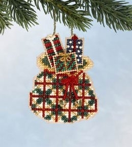 MH16-6303 Santa's Sack Ornament  Kit by Mill Hill  