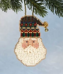 MH16-6301 Santa's Hat Ornament  Kit by Mill Hill 