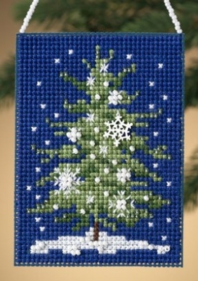 MH16-0304 Snowflake Tree Ornament  Kit by Mill Hill  