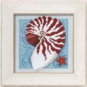MH14-0105 Nautilus Shell Wreath by Mill Hill  