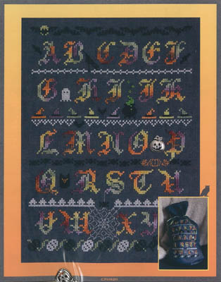 Halloween Alphabet Sampler by Cotton Pixels