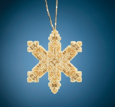 MH21-2014 Victorian Snowflake Ornament Kit by Mill Hill 