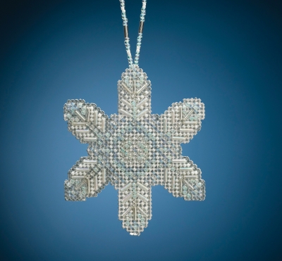 MH21-2013 Opal Ice Snowflake Ornament Kit by Mill Hill
