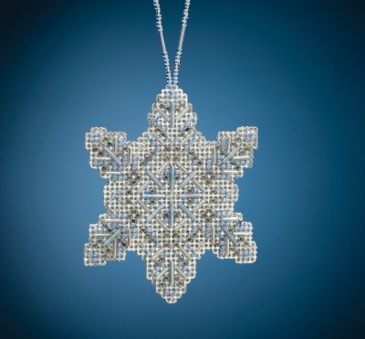 MH21-2011 Crystal  Snowflake Ornament Kit by Mill Hill