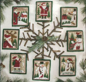 Santa's and Snowmen by The Prairie Schooler   