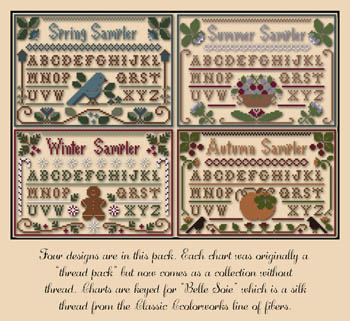 Seasons Sampler by Little House Needleworks   