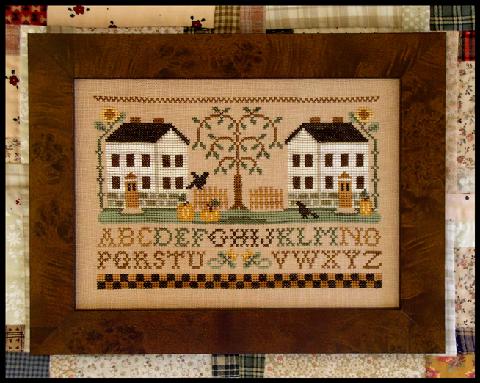 Two White Houses by Little House Needlework 
