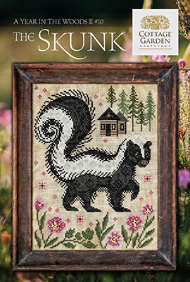 A Year in the Woods ll - Series 2 -  10 Skunk - Cottage Garden Samplings - RRP £9.00