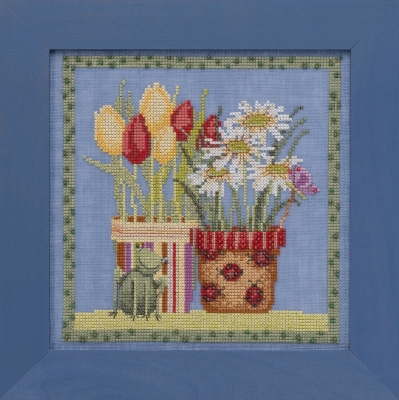 Mill Hill Spring Series Potting Shed MH14-2313 Cross Stitch Kit